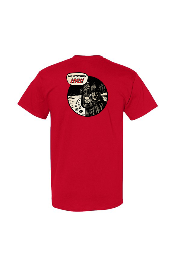 The Werewolf Lives! Inspector Logo- Gildan Cotton 