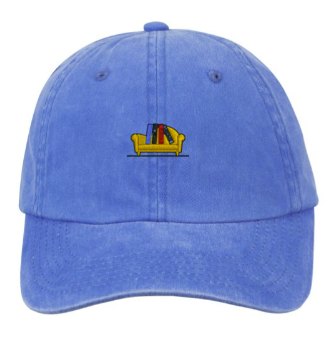 ComicsToYourCouch Brand "Dad" Hat- Baseball Cap- Light Blue