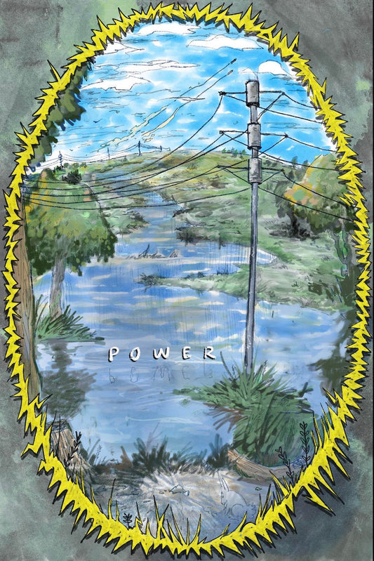 "P O W E R"- A Short Comic by Nicholas Aaron Hodge- Physical Print Release
