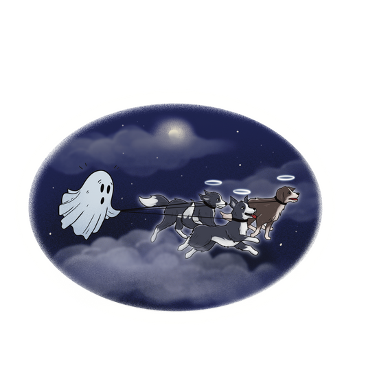 Sticker Set-  A Guide for Ghosts- Original Art Design by Yulia Kim